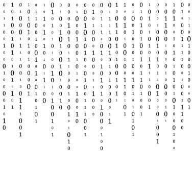 Soyut Matrix Arkaplanı. İkili Bilgisayar Kodu. Kodlama. Hacker konsepti. Vektör Arkaplan Resimleri