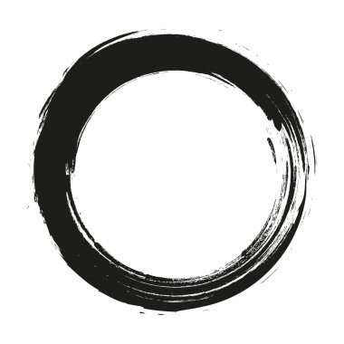 Grunge kırmızı daire çerçeve dokusu - soyut doku. Stok vektör tasarım şablonu - kullanımı kolay