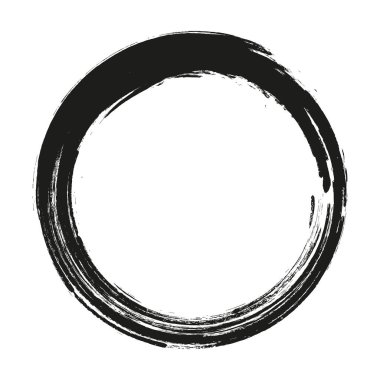 Grunge kırmızı daire çerçeve dokusu - soyut doku. Stok vektör tasarım şablonu - kullanımı kolay