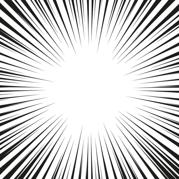 Lignes Vitesse Explosion Illustration Vectorielle — Image vectorielle