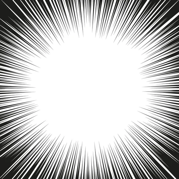 Lignes Vitesse Explosion Illustration Vectorielle — Image vectorielle
