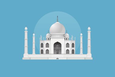 Taj Mahal - vektör tasarımı