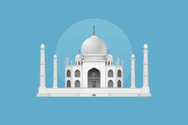 Taj Mahal Vektor Design — Stock vektor