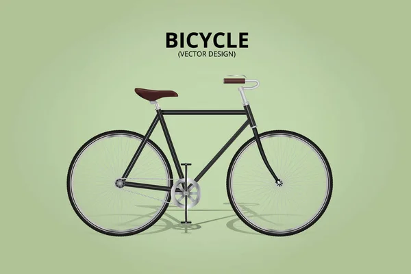Bicicleta Realista Diseño Vectorial Realista — Vector de stock