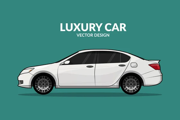 Auto Lusso Design Vettoriale — Vettoriale Stock