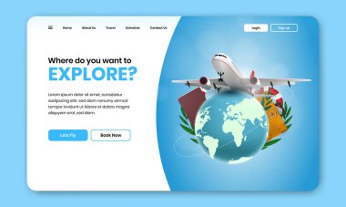 Havayolu Seyahat Web Sitesi UI Deneyimi Tasarımı