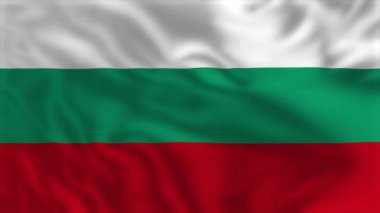 Bulgaristan Bayrağı - Sallanan Bayrak Canlandırması