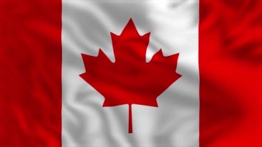Kanada Bayrağı - Sallanan Bayrak Canlandırması