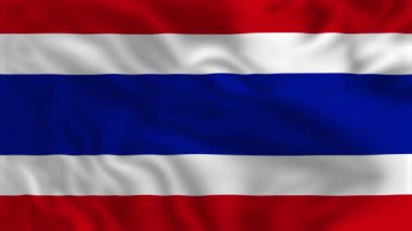 Tayland Bayrağı - Dalgalanan Bayrak Canlandırması