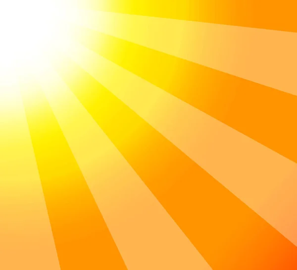 Smmer Güneş Işınları Soyut Portre Görünümün Arka Planına Parlak Güneş Stok Illüstrasyon