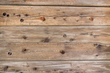 Doğal köy kahverengi ahır ahşap duvarı. Duvar dokusu arkaplan deseni.