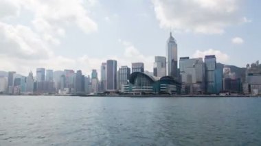 Vapuru Hong Kong zaman atlamalı çekimde geçişi
