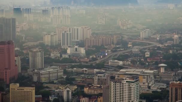 Skyline Kuala Lumpur ville time-lapse. casserole — Video