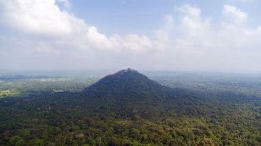doğal peyzaj Pidurangala Rock, Sri Lanka timelapse