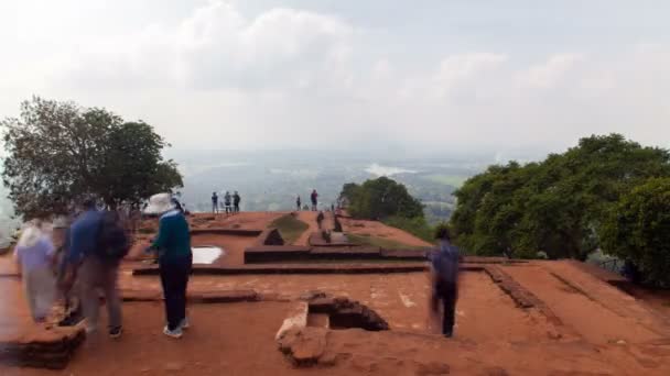 En iyi Sigiriya aslan kaya, Sri Lanka timelapse görüntülemek — Stok video