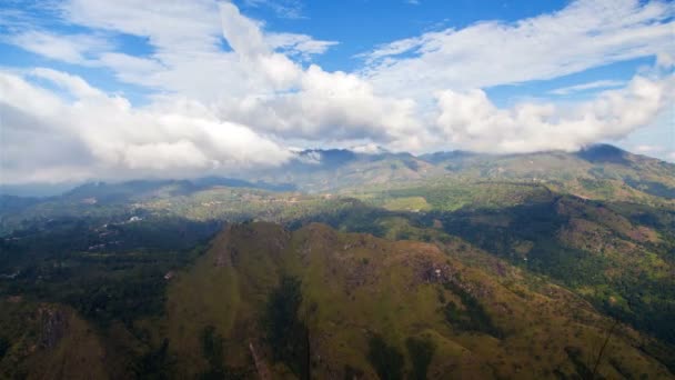 埃拉山脉斯里兰卡延时景观4K — 图库视频影像