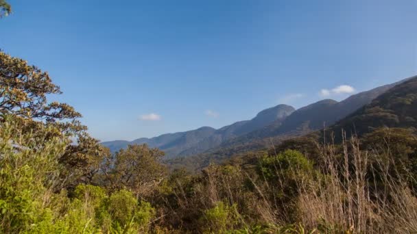 山風景スリランカ タイムラプス — ストック動画