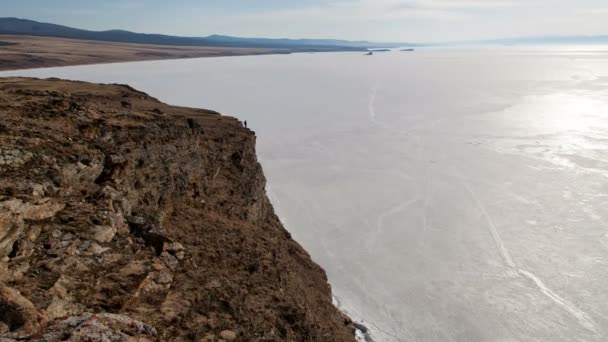 Deniz Baykal doğa manzara timelapse — Stok video
