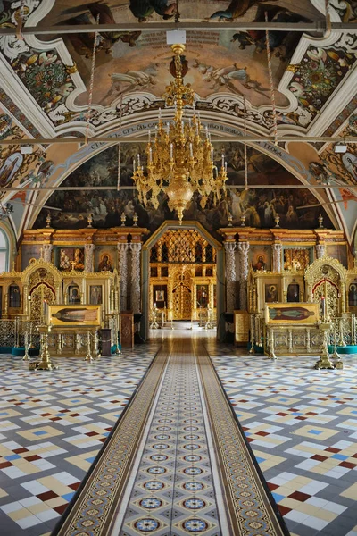 Sergiyev Posad Rusia Dentro Cámara Refectorio Camino Iglesia San Sergio — Foto de Stock