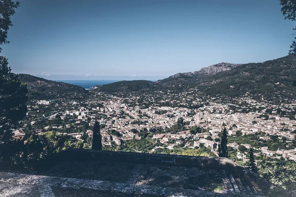 Soller kasabası yüksek açı görünümü, Mallorca