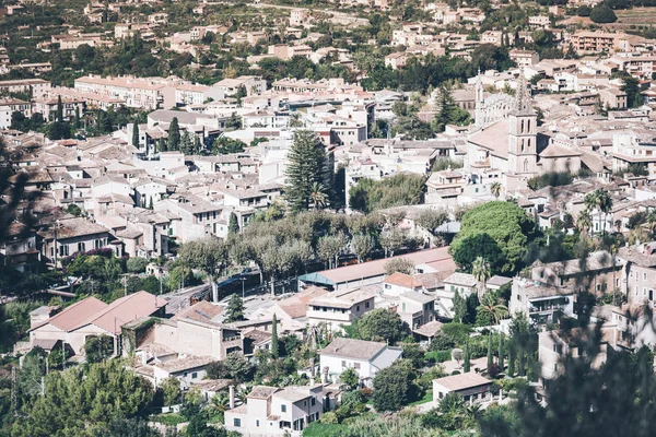 Soller kasabası yüksek açı görünümü, Mallorca