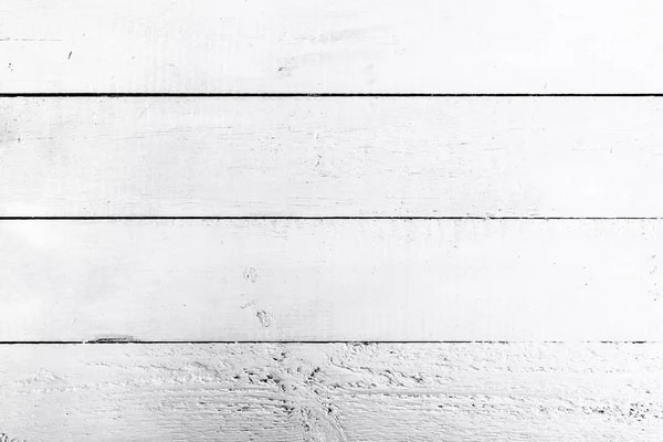 Vista superior de la mesa rústica de madera blanca — Foto de Stock