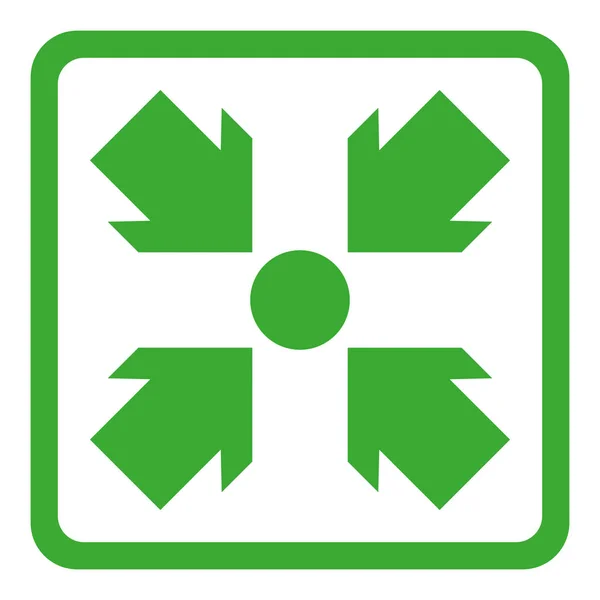 Basit düz montaj noktası veya toplantı noktası simgesi