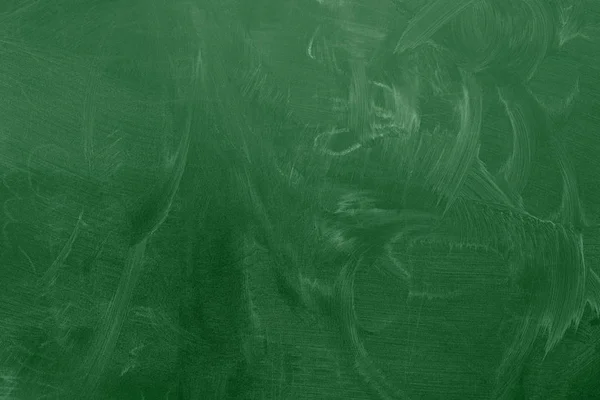 Green chalk stained classroom chalkboard or blackboard background — Stock Photo, Image