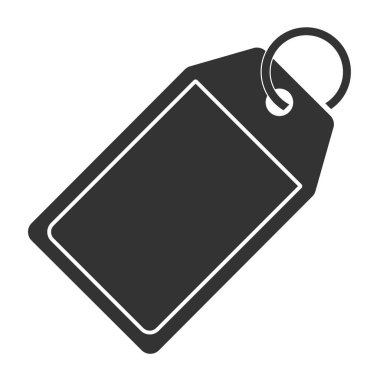 basit düz siyah beyaz fiyat etiketi