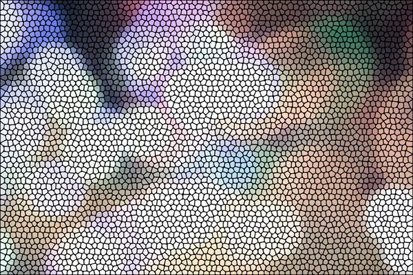 Astratto colorato bokeh mosaico sfondo — Vettoriale Stock