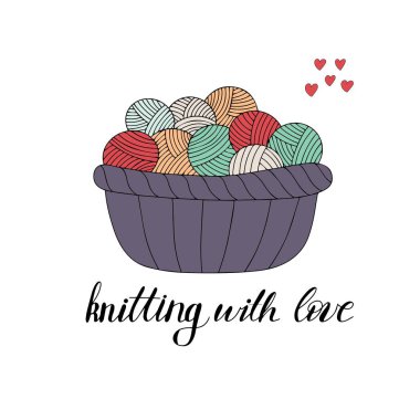 örgü ve dikiş bir dükkan için tabela