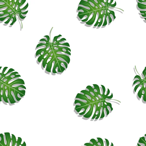 Modello di foglie di palma — Vettoriale Stock