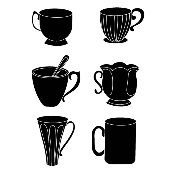 Vector illustration a cup. — Stock Vector