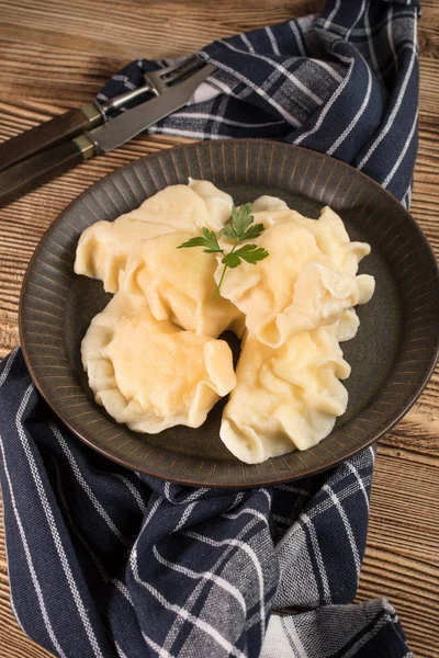 Dumplings Pierogi Popular Dish East Europe — Stock Photo, Image