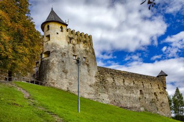 Slovakya - Stara Lubovna bir ortaçağ kalesi kale.