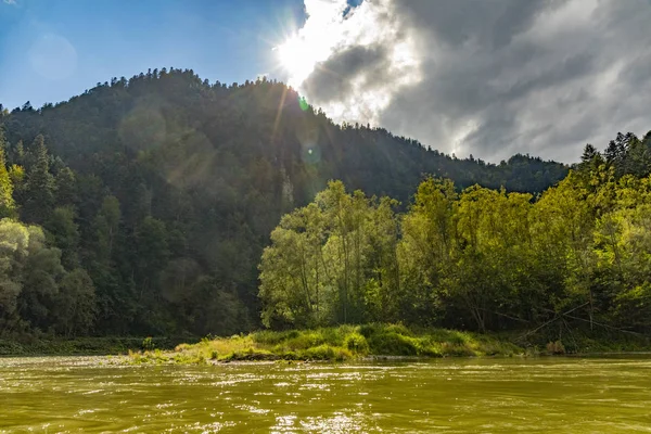 The turn of the river Dunajec in Pieniny, Poland and Slovakia