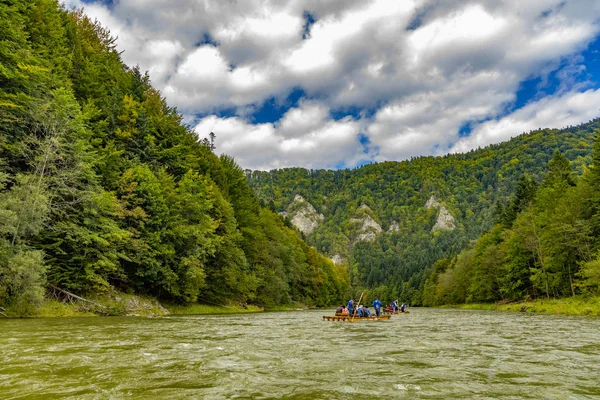 The turn of the river Dunajec in Pieniny, Poland and Slovakia