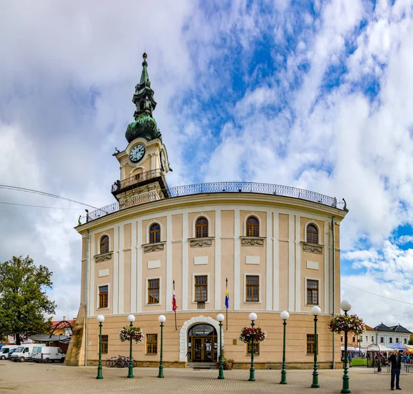 Kezmarok Eslováquia Setembro 2017 Câmara Municipal Kezmarok Eslováquia — Fotografia de Stock