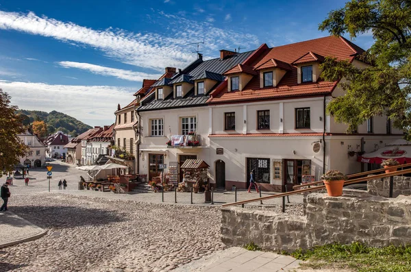 Kazimierz Dolny Πολωνός Οκτωβριοσ 2015 Ιστορικά Κτίρια Της Μεσαιωνικής Πόλης — Φωτογραφία Αρχείου