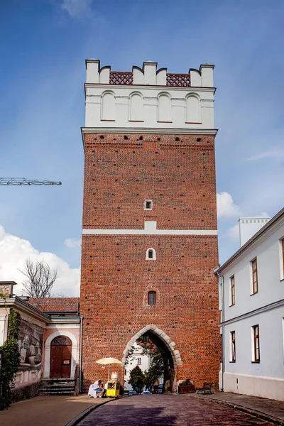 Sandomierz Polen Oktober 2015 Historisches Stadttor Der Altstadt — Stockfoto