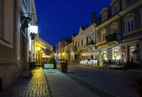 Sandomierz Polonya Ekim 2015 Eski Şehir Tarihi Sokaklar — Stok fotoğraf