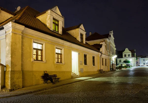 Sandomierz Poland Октября 2015 Исторические Улицы Старого Города — стоковое фото
