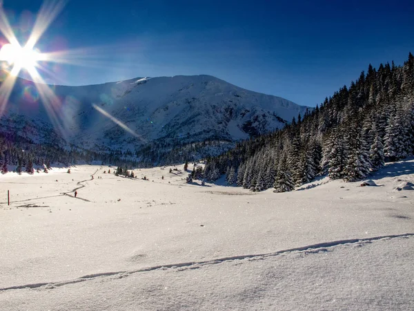 ポーランドのタトラ山脈の美しい冬の風景 — ストック写真