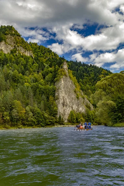 The turn of the river Dunajec in Pieniny, Poland and Slovakia