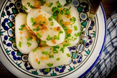 Patates köfte kıyma ile doldurulmuş