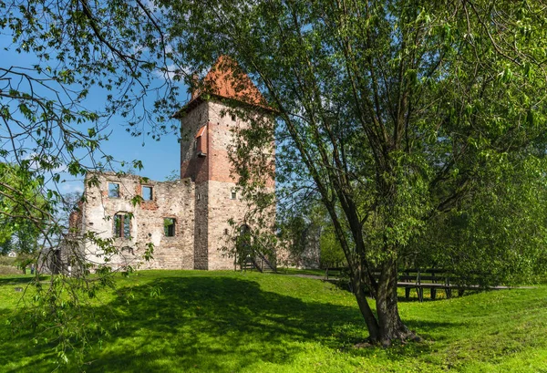 Chudow, poland - 02. Mai 2019: Ruinen des Renaissanceschlosses i — Stockfoto