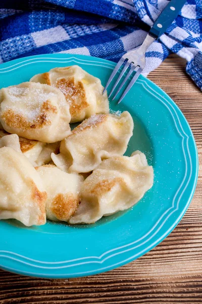 Dumplings with cheese. — Stock Photo, Image