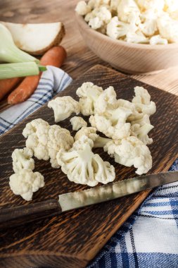 taze organik karnabahar.