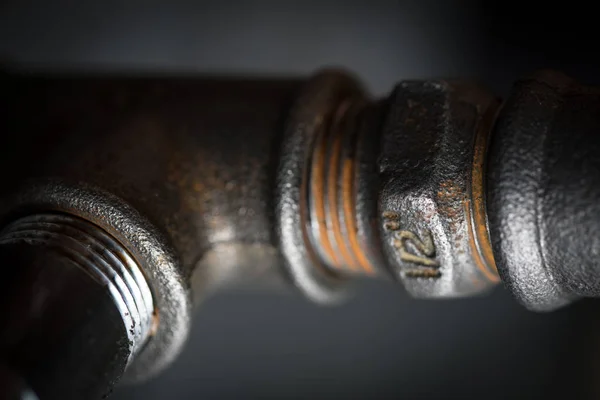 Detalle de tubos de acero . — Foto de Stock