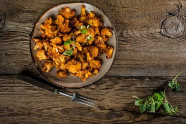 Bitkisel bir Marine karnabahar rozet.